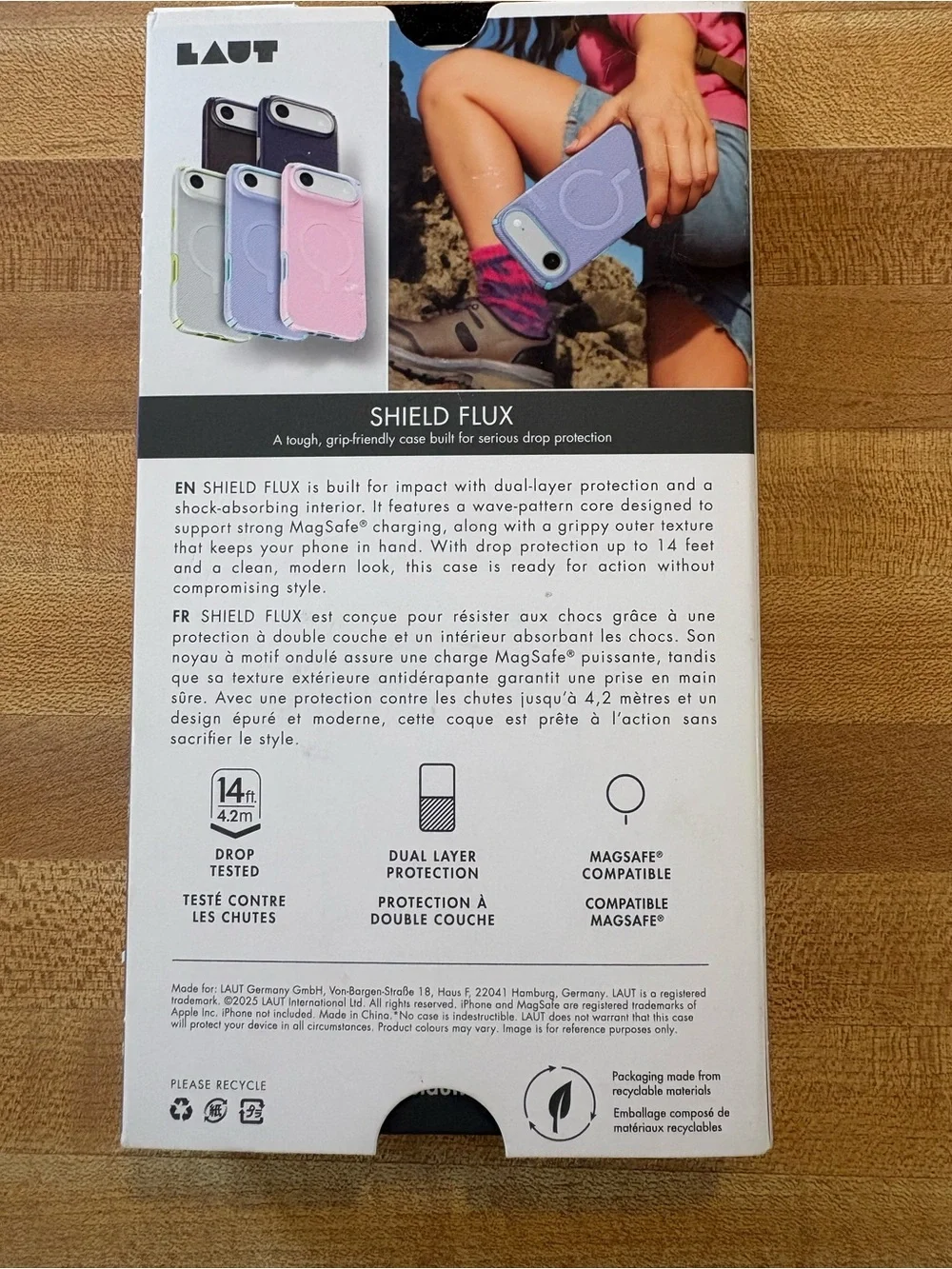 New, Unused LAUT Shield Flux Case for iPhone 17 Air — Skymist Color - NWT